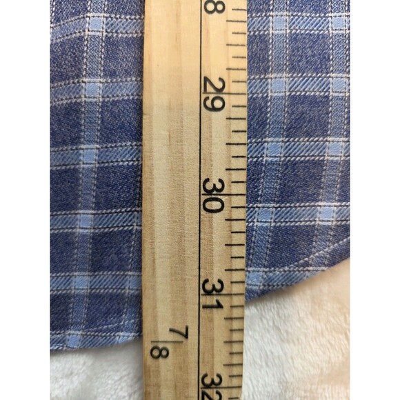 Bugatchi Shirt Men XXL Gray Casual Fit Button Down Long Sleeve Button Up Shirt - Picture 8 of 8